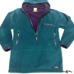 Vintage 80s L.L Bean womens polartec windbloc series fleece jacket size S